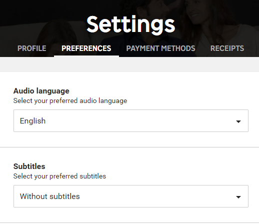 Change Audio And Subtitles Options Rakuten Tv Help Centre